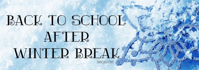 School Resumes Following Winter Break