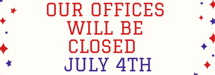 School Office Closed on July 4 and July 5